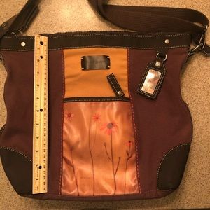 Sherpani canvas crossbody bag